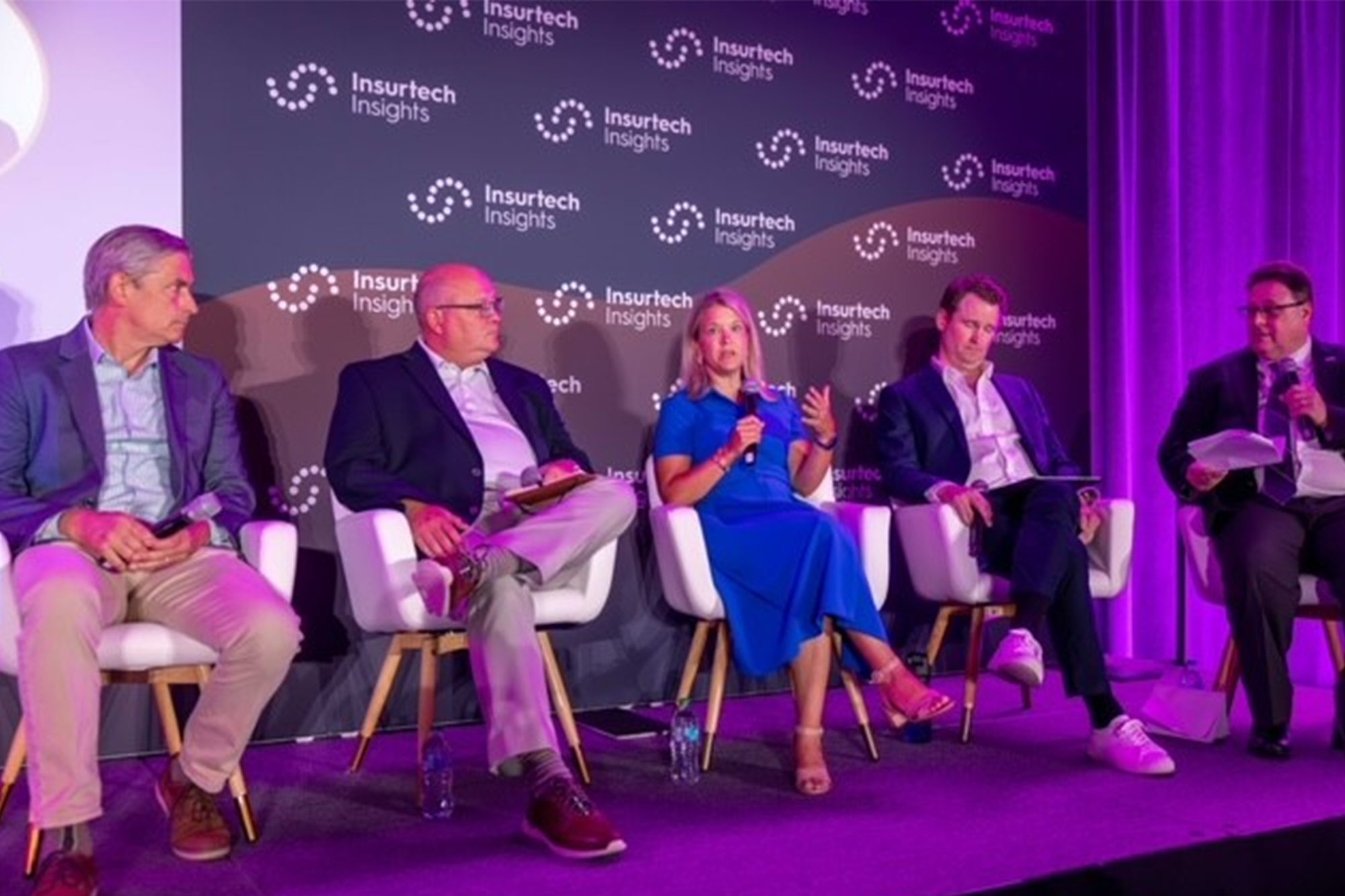 Amanda Kuhl at insuretech conference